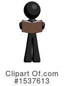 Black Design Mascot Clipart #1537613 by Leo Blanchette