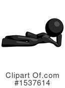 Black Design Mascot Clipart #1537614 by Leo Blanchette