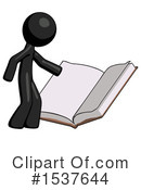 Black Design Mascot Clipart #1537644 by Leo Blanchette