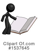 Black Design Mascot Clipart #1537645 by Leo Blanchette