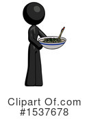 Black Design Mascot Clipart #1537678 by Leo Blanchette