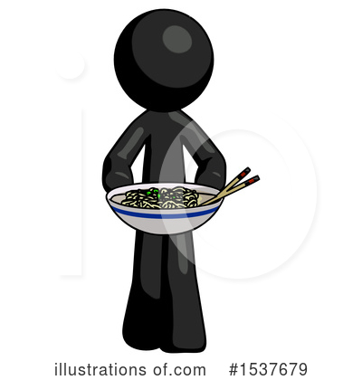 Royalty-Free (RF) Black Design Mascot Clipart Illustration by Leo Blanchette - Stock Sample #1537679