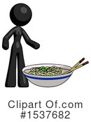 Black Design Mascot Clipart #1537682 by Leo Blanchette