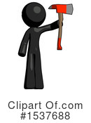 Black Design Mascot Clipart #1537688 by Leo Blanchette