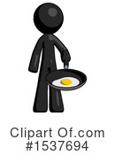 Black Design Mascot Clipart #1537694 by Leo Blanchette