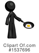 Black Design Mascot Clipart #1537696 by Leo Blanchette