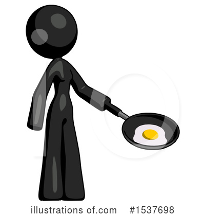 Royalty-Free (RF) Black Design Mascot Clipart Illustration by Leo Blanchette - Stock Sample #1537698