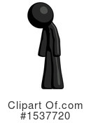 Black Design Mascot Clipart #1537720 by Leo Blanchette