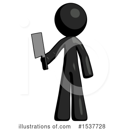 Royalty-Free (RF) Black Design Mascot Clipart Illustration by Leo Blanchette - Stock Sample #1537728