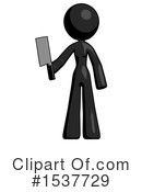 Black Design Mascot Clipart #1537729 by Leo Blanchette