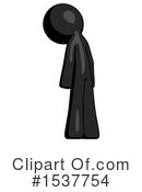Black Design Mascot Clipart #1537754 by Leo Blanchette