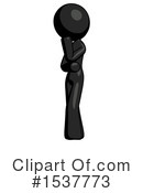 Black Design Mascot Clipart #1537773 by Leo Blanchette
