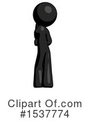 Black Design Mascot Clipart #1537774 by Leo Blanchette