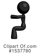 Black Design Mascot Clipart #1537780 by Leo Blanchette