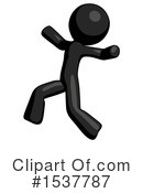 Black Design Mascot Clipart #1537787 by Leo Blanchette