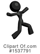 Black Design Mascot Clipart #1537791 by Leo Blanchette