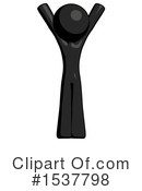 Black Design Mascot Clipart #1537798 by Leo Blanchette