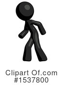Black Design Mascot Clipart #1537800 by Leo Blanchette