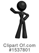 Black Design Mascot Clipart #1537801 by Leo Blanchette