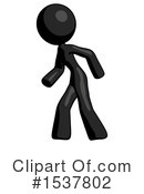 Black Design Mascot Clipart #1537802 by Leo Blanchette
