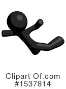 Black Design Mascot Clipart #1537814 by Leo Blanchette