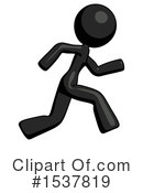 Black Design Mascot Clipart #1537819 by Leo Blanchette
