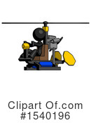 Black Design Mascot Clipart #1540196 by Leo Blanchette