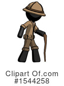 Black Design Mascot Clipart #1544258 by Leo Blanchette