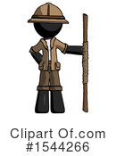 Black Design Mascot Clipart #1544266 by Leo Blanchette