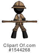 Black Design Mascot Clipart #1544268 by Leo Blanchette