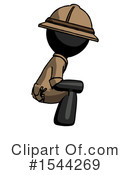 Black Design Mascot Clipart #1544269 by Leo Blanchette