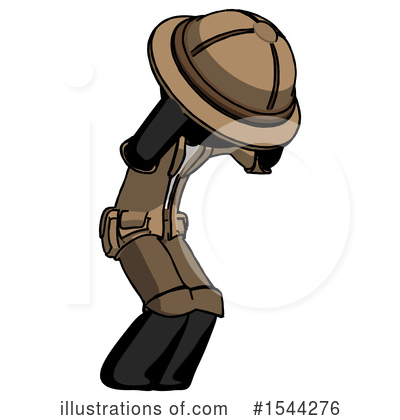 Royalty-Free (RF) Black Design Mascot Clipart Illustration by Leo Blanchette - Stock Sample #1544276