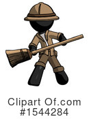 Black Design Mascot Clipart #1544284 by Leo Blanchette