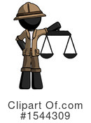 Black Design Mascot Clipart #1544309 by Leo Blanchette