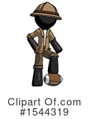 Black Design Mascot Clipart #1544319 by Leo Blanchette