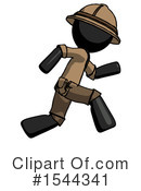 Black Design Mascot Clipart #1544341 by Leo Blanchette
