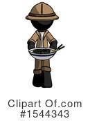 Black Design Mascot Clipart #1544343 by Leo Blanchette