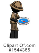 Black Design Mascot Clipart #1544365 by Leo Blanchette