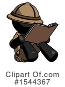 Black Design Mascot Clipart #1544367 by Leo Blanchette