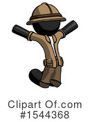 Black Design Mascot Clipart #1544368 by Leo Blanchette