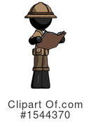 Black Design Mascot Clipart #1544370 by Leo Blanchette