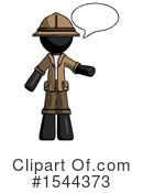 Black Design Mascot Clipart #1544373 by Leo Blanchette