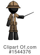 Black Design Mascot Clipart #1544376 by Leo Blanchette