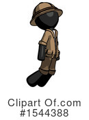 Black Design Mascot Clipart #1544388 by Leo Blanchette
