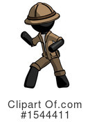 Black Design Mascot Clipart #1544411 by Leo Blanchette