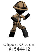 Black Design Mascot Clipart #1544412 by Leo Blanchette