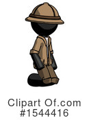Black Design Mascot Clipart #1544416 by Leo Blanchette