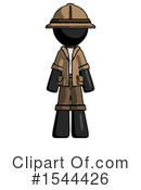 Black Design Mascot Clipart #1544426 by Leo Blanchette