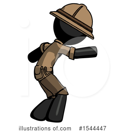 Royalty-Free (RF) Black Design Mascot Clipart Illustration by Leo Blanchette - Stock Sample #1544447