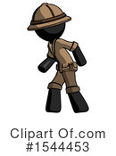 Black Design Mascot Clipart #1544453 by Leo Blanchette